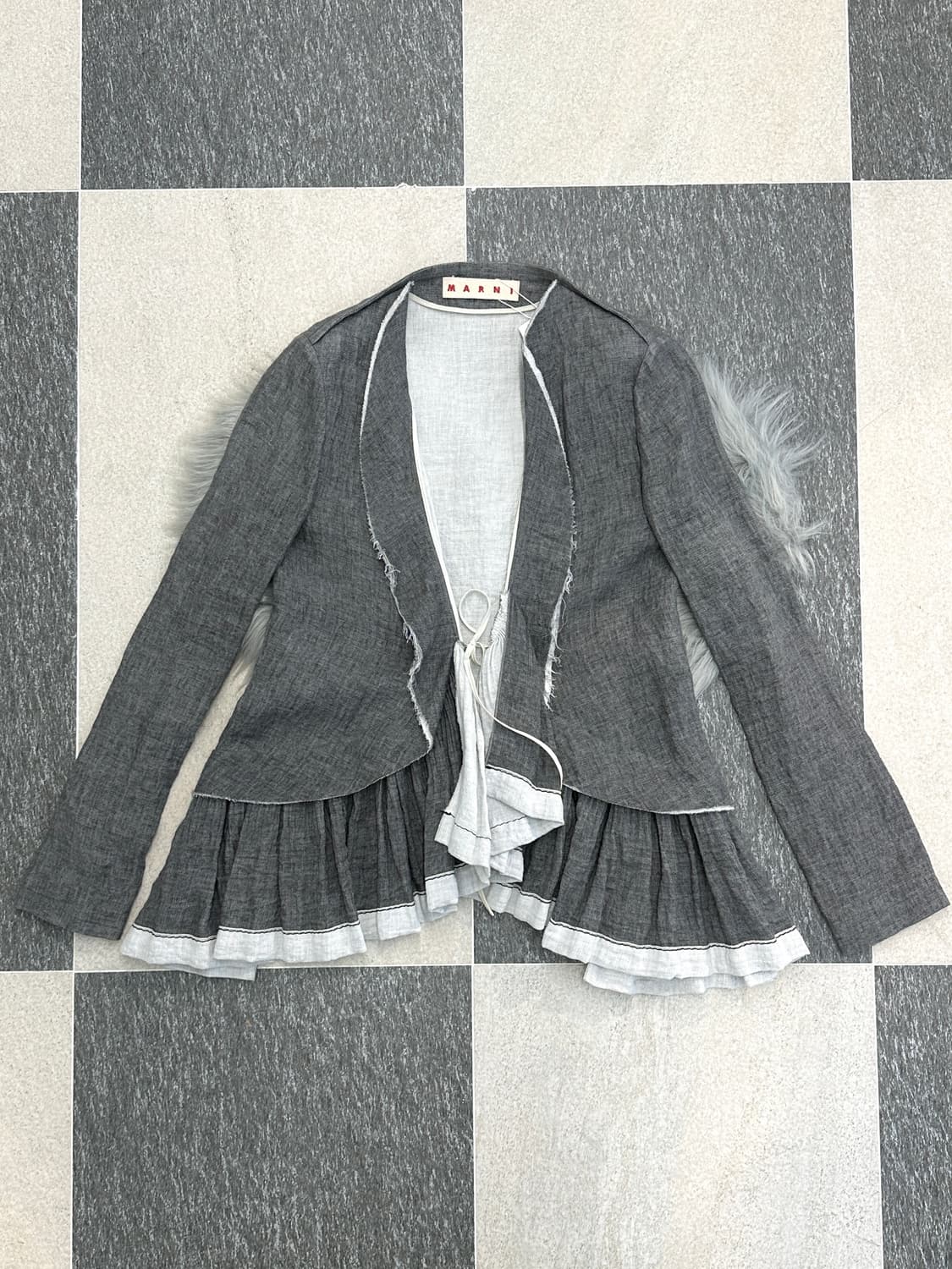 마르니 그레이 랩 자켓  상품이미지1