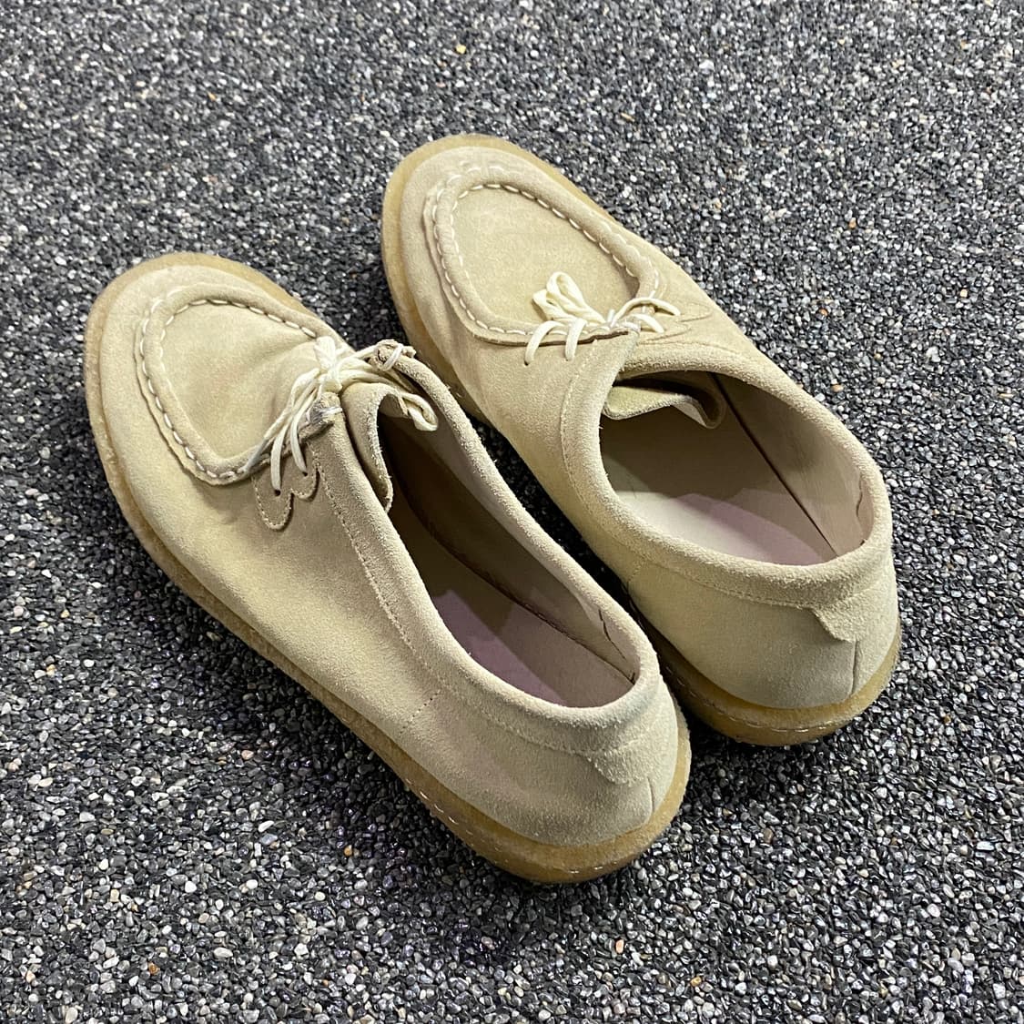 빈티지 베이지 스웨이드 로퍼 b3402 상품이미지3