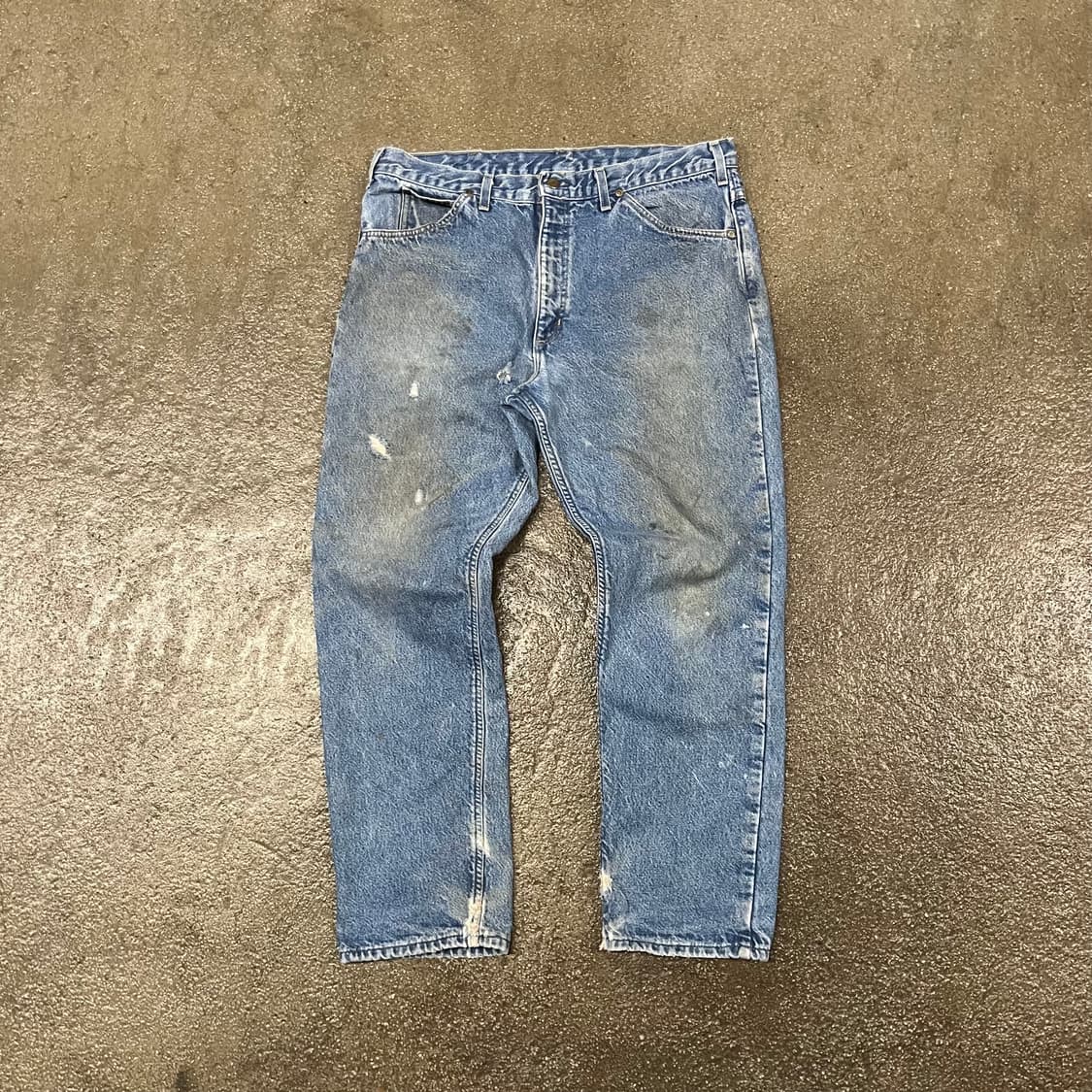 90s Carhartt 플란넬 라인드 데님 팬츠 (37“) 상품이미지2