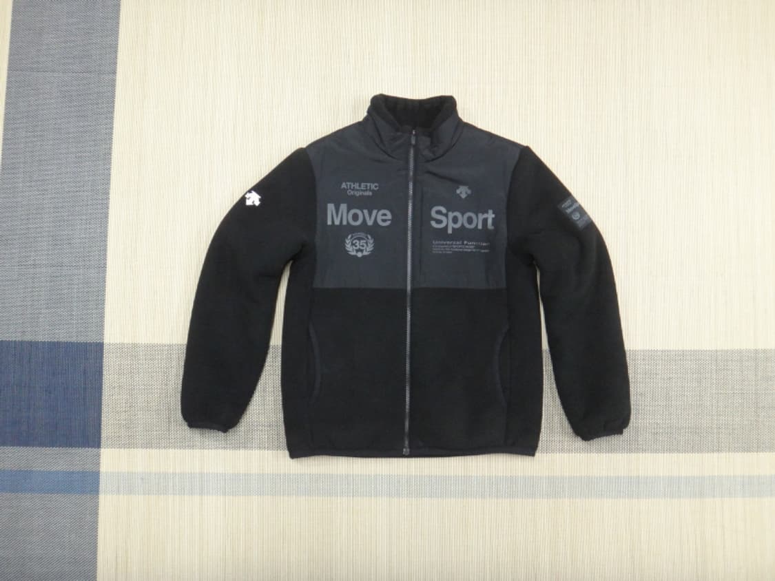 (M/95) 데상트 남성 헤비 본딩 우븐 플리스 자켓 상품이미지1