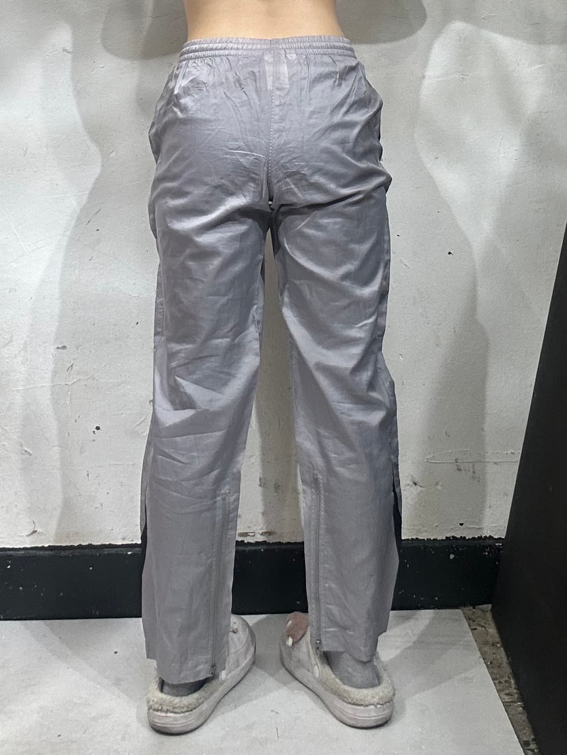 00s 아디다스 와이드 그레이 트랙 팬츠 추리닝 바지  상품이미지3