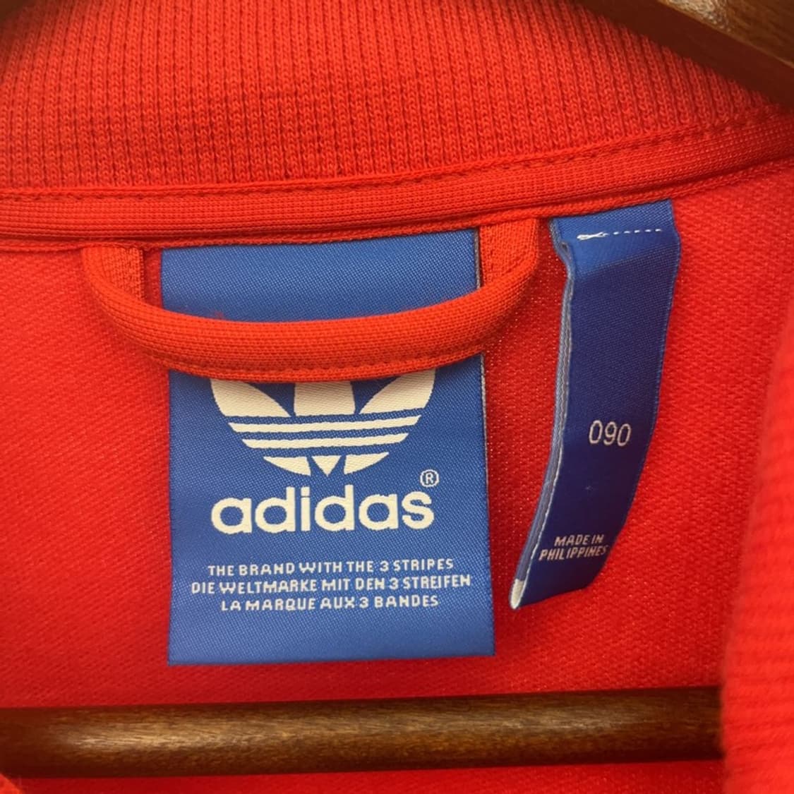 아디다스 레트로 Y2K 비비드레드 져지 집업 90 C07666 상품이미지5