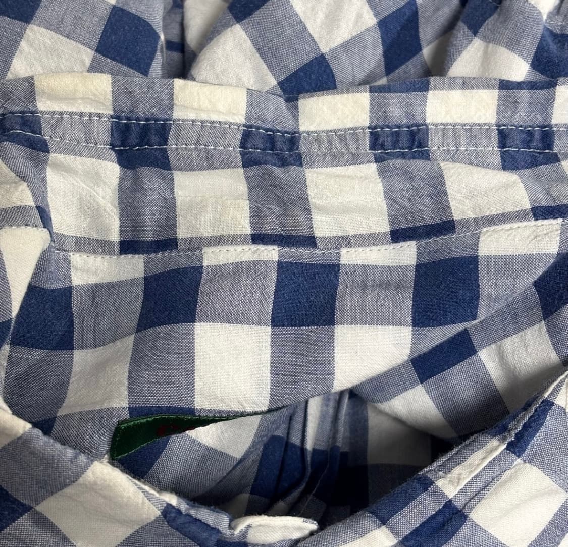 Casey Casey 케이시 케이시 깅엄 셔츠 상품이미지5