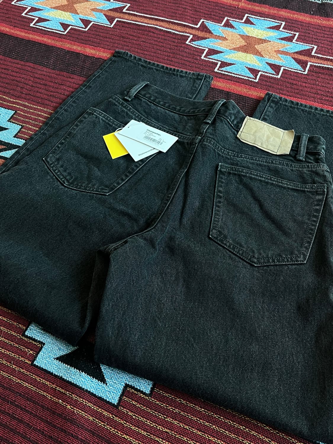 디스이스네버댓 레귤러 진 데님 블랙 Thisisneverthat 상품이미지7