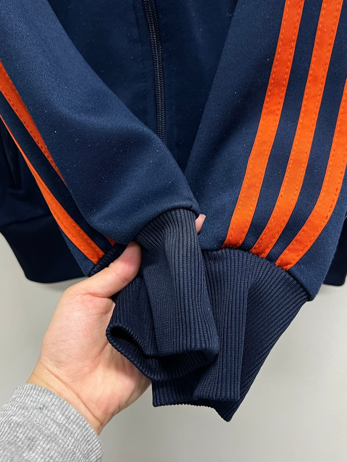 (100) 아디다스 구형 파이어버드 트랙탑 져지 네이비/오렌지 상품이미지4