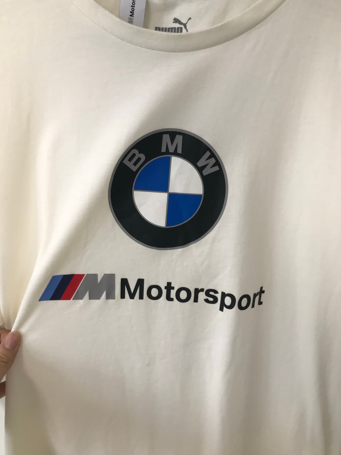 푸마 BMW 화이트 반팔 티셔츠 상품이미지3