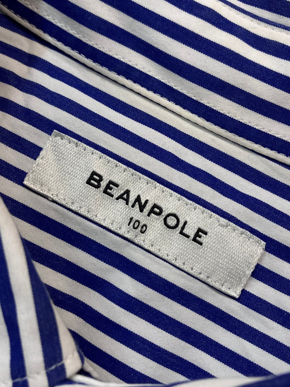 빈폴 스트라이프 셔츠 블루 100   #csz3454 상품이미지4
