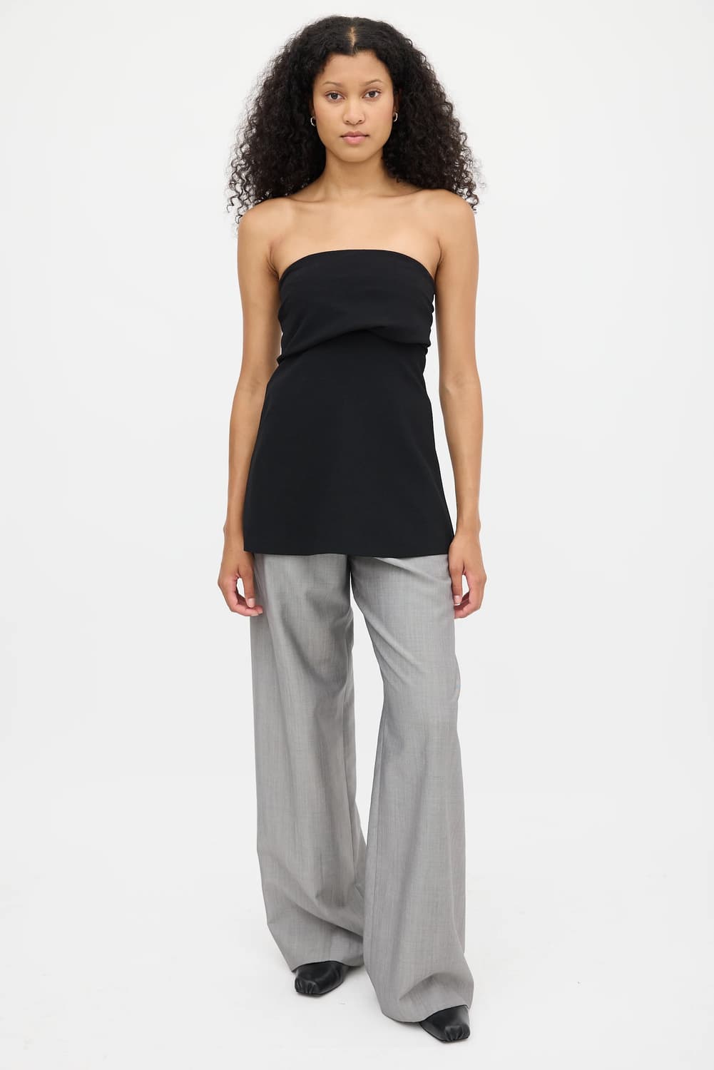 toteme wool crepe band tube top 상품이미지1