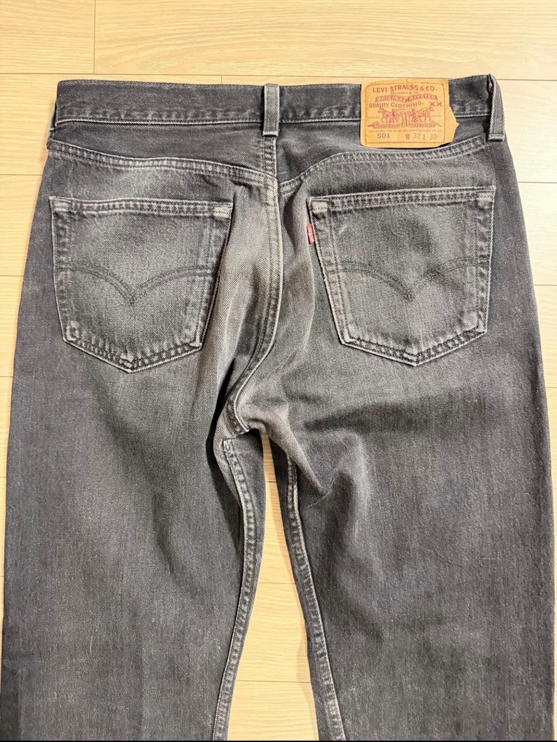 90s 리바이스 501(32x30) 0660 딥그레이 상품이미지7