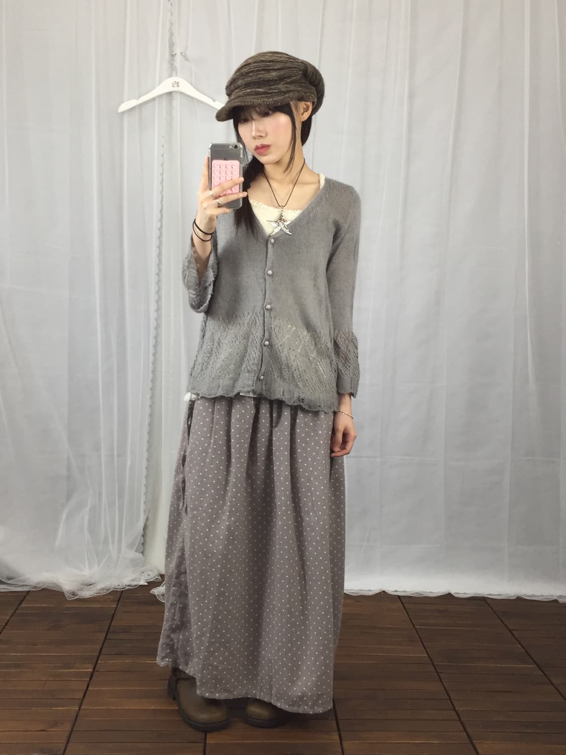 Jpn Mori Girl V-Neck Cardigan Size 상품이미지1
