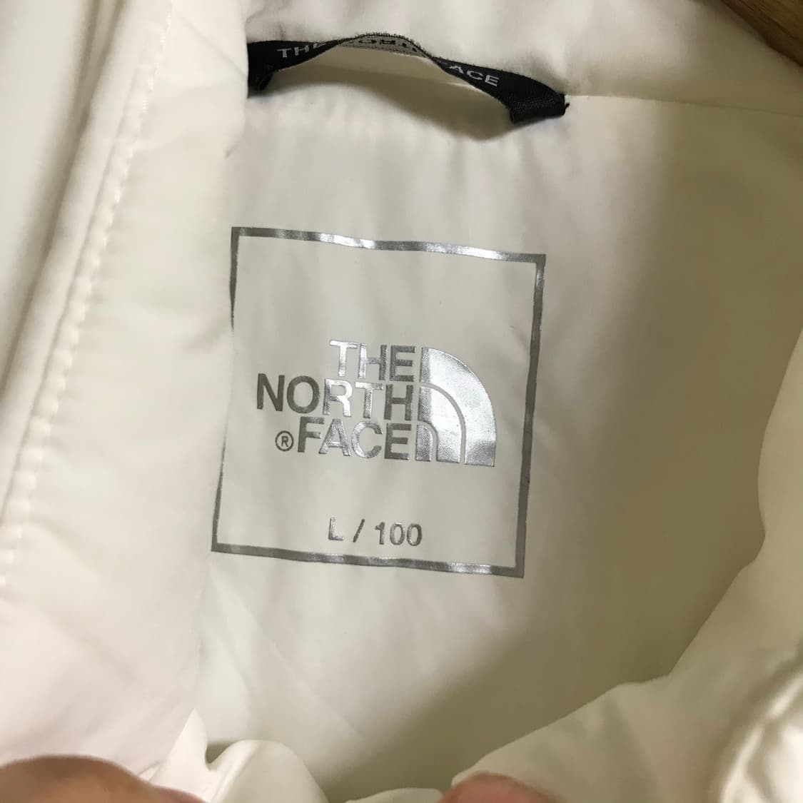 노스페이스 퀄팅 흰색 자켓 상품이미지3