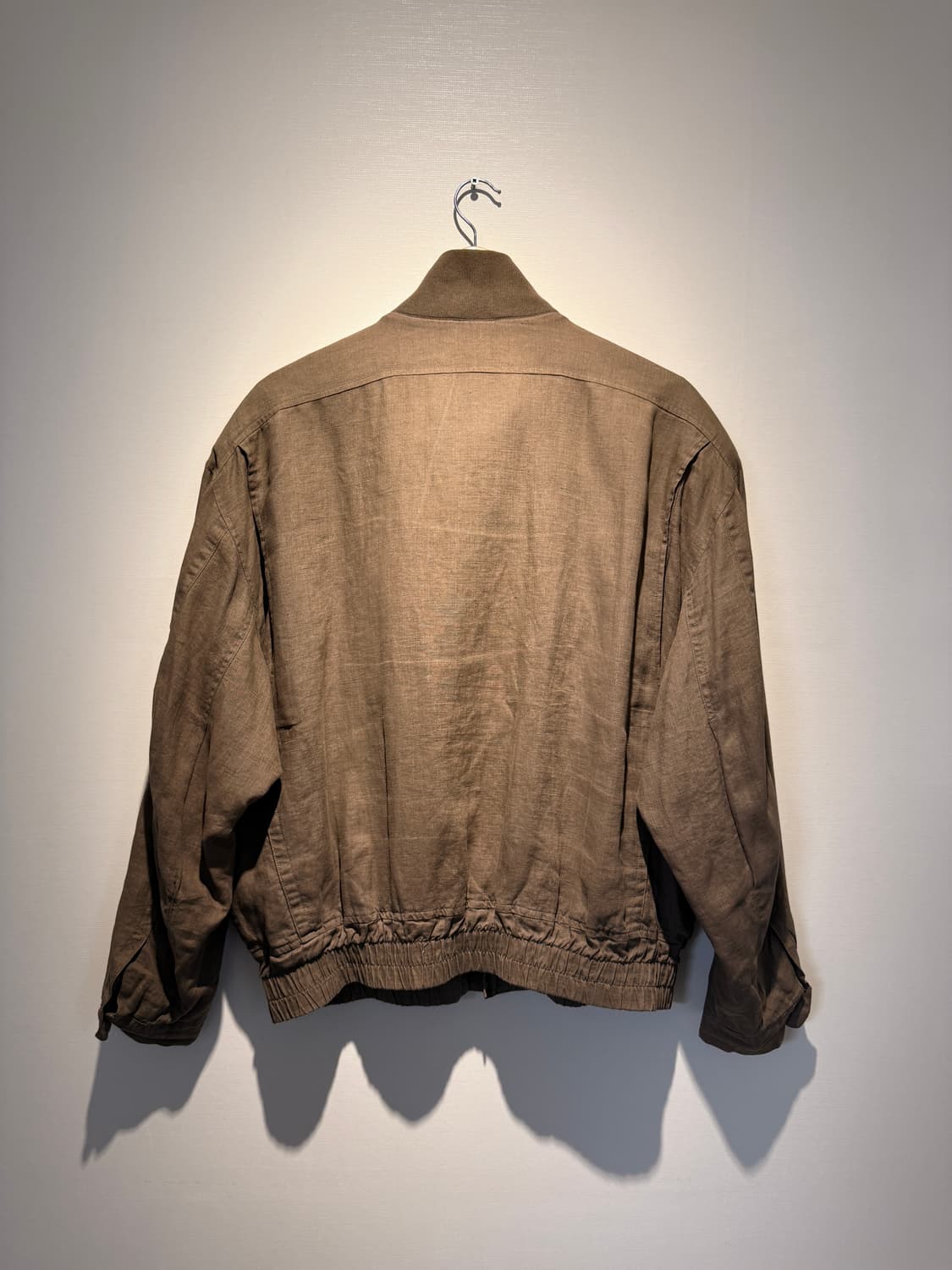 90s 'Solbiati' Linen Blouson Jacket 상품이미지7