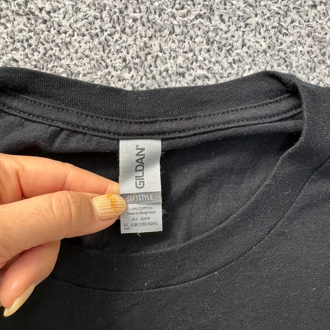 XL 길단 강아지 그래픽 반팔 티셔츠 0416J 상품이미지3