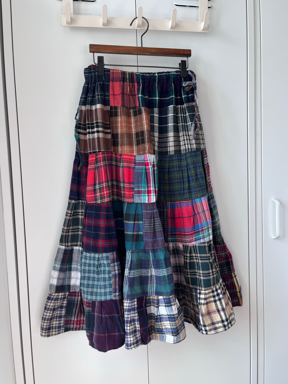 Sample vintage 리얼패치 롱 스커트  상품이미지3