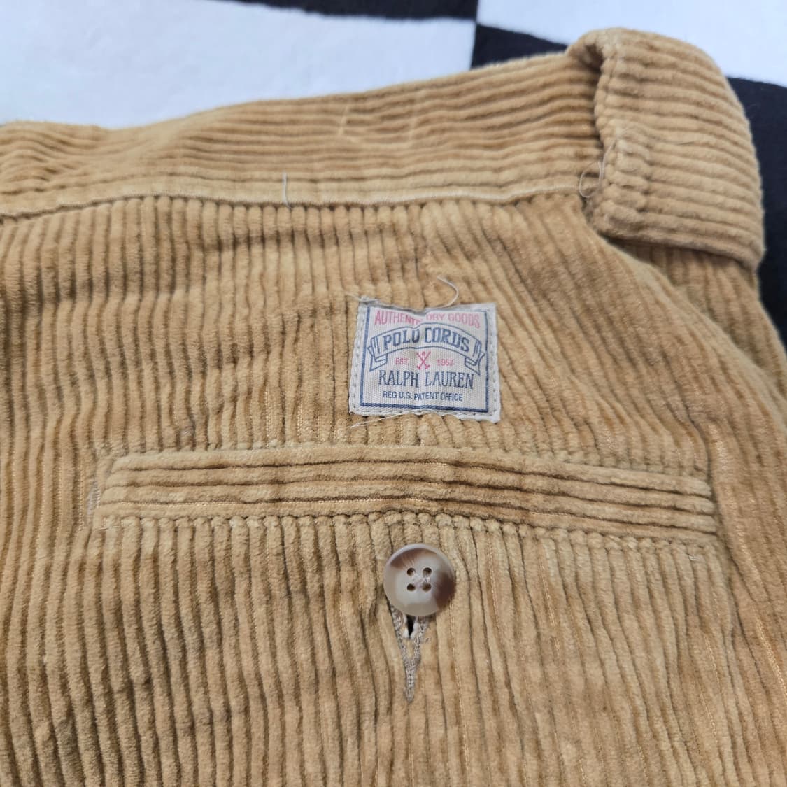 34/34 폴로랄프로렌 오리지널 코듀로이 팬츠 made in usa 상품이미지7