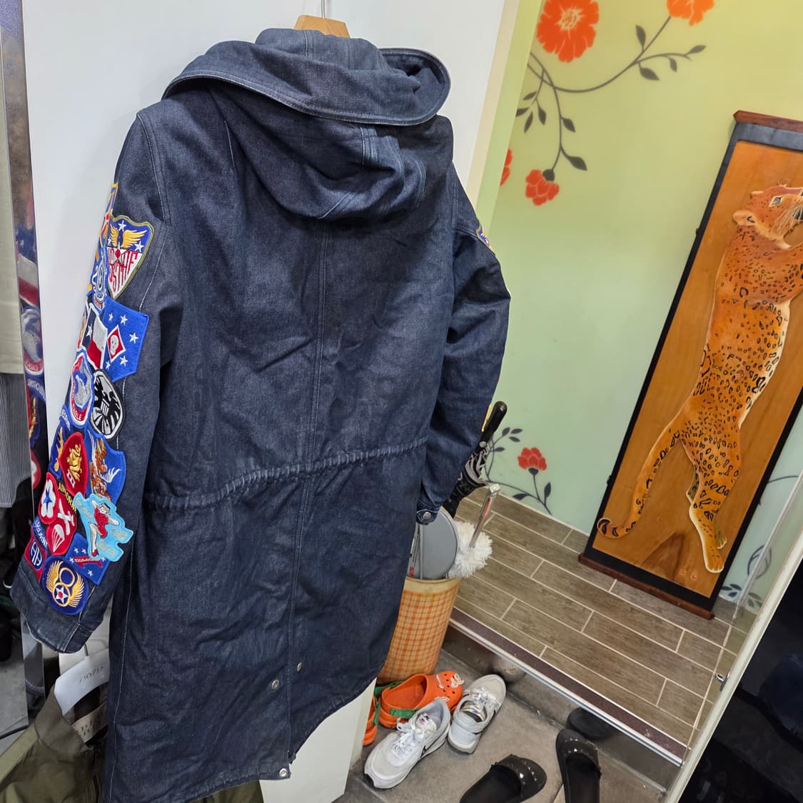 레디메이드 데님 페치워크 야상 자켓 상품이미지2