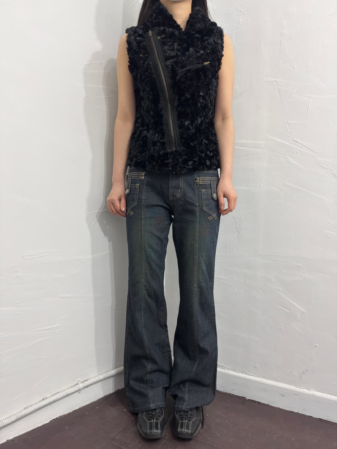 denim bootscut pants 상품이미지2