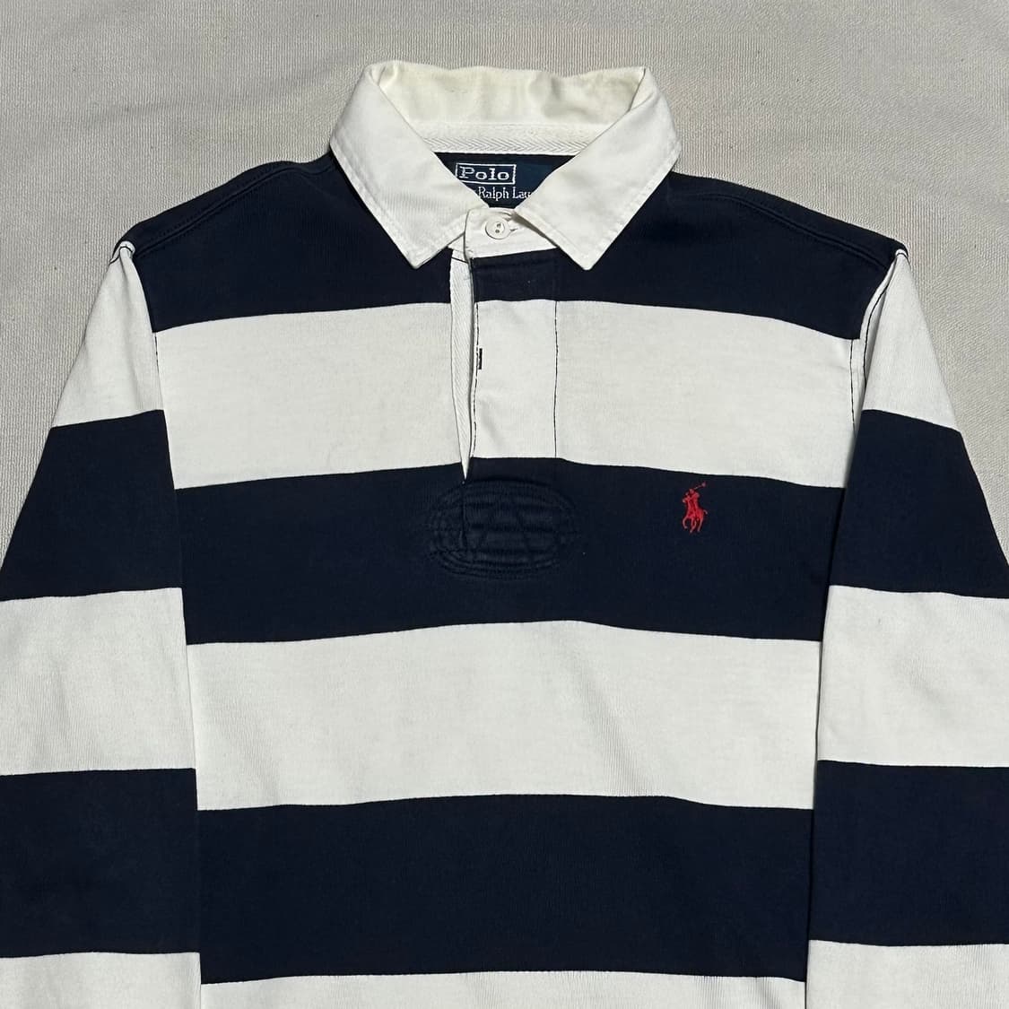 S 폴로랄프로렌 스트라이프 럭비 티셔츠 상품이미지1