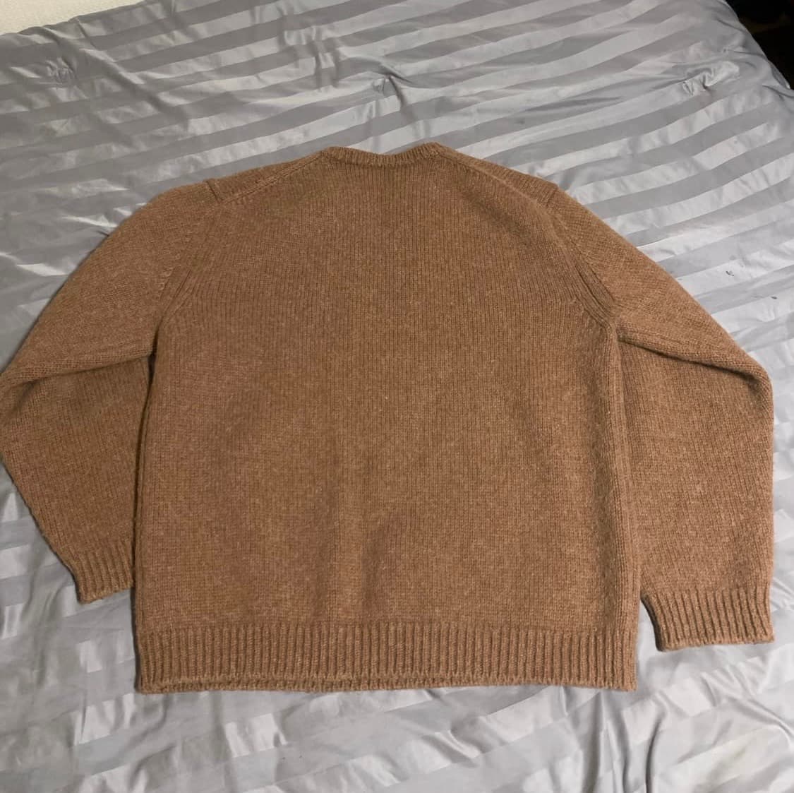 우드비 알파카청키 브이넥 니트 상품이미지4