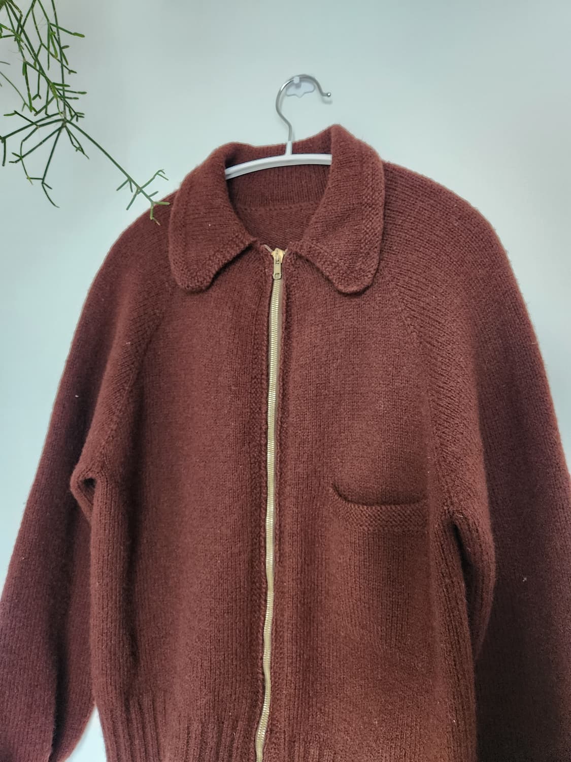 60s 헤비 울 집업 가디건(USAmade) 상품이미지3