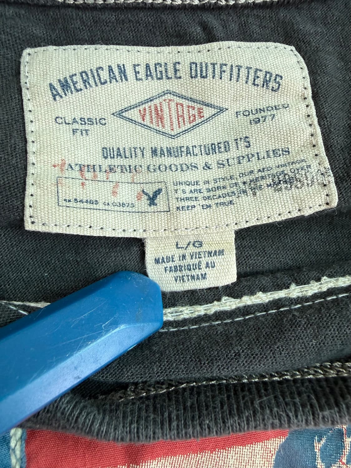 AMERICAN EAGLE 아메리칸이글 성조기 빈티지 반팔 티셔츠 상품이미지4
