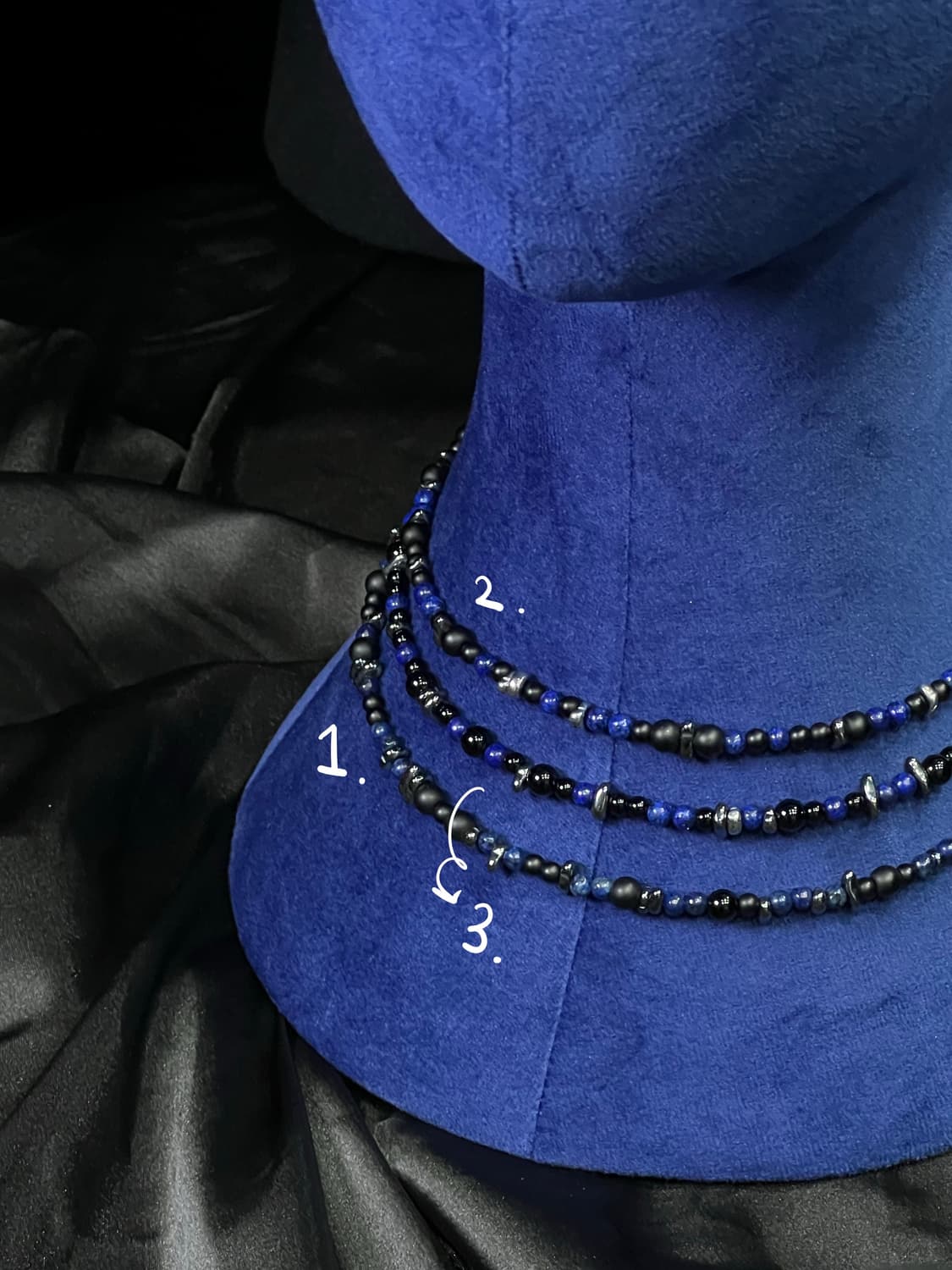 TAMOON LAPIS NECKLACE 상품이미지4