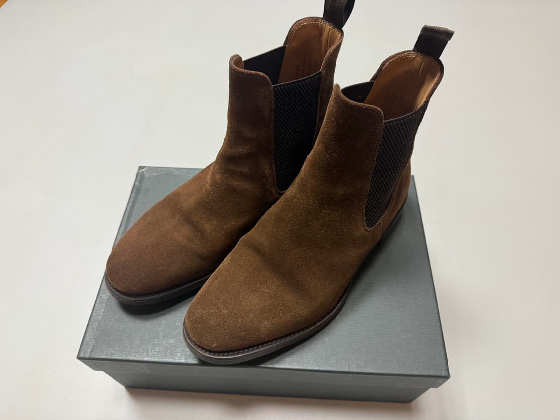 로크 290 다크브라운 첼시부츠 UK8F 상품이미지1