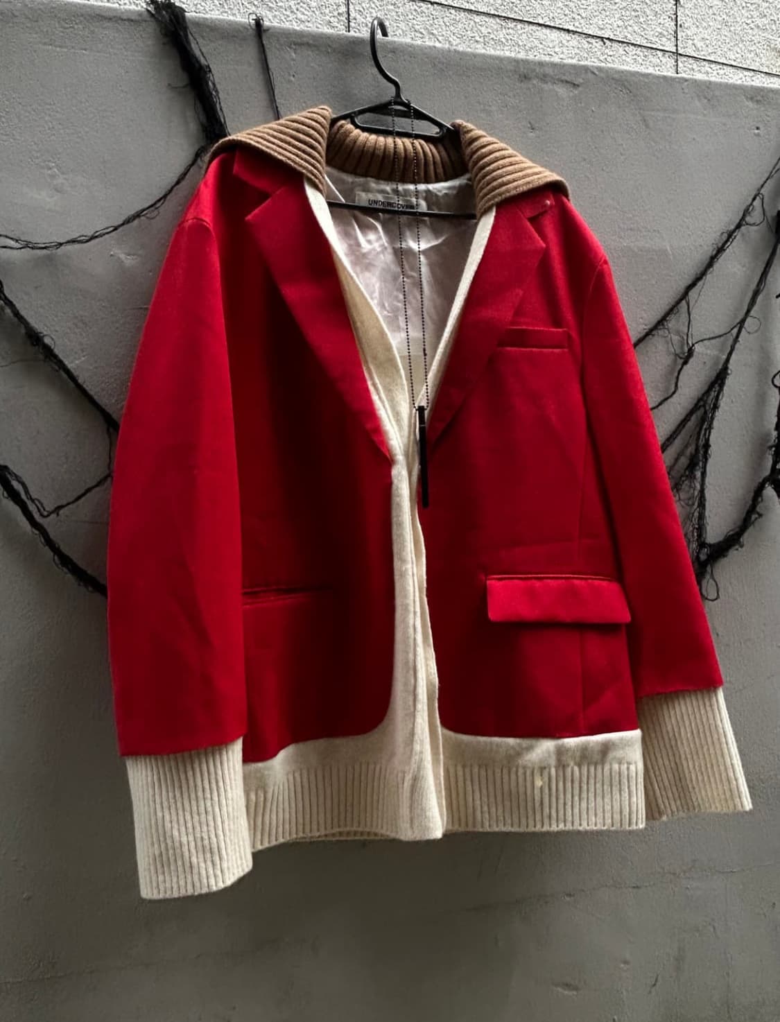 *rare* 언더커버 하이브리드 싱글 브레스티드 블레이져 자켓 상품이미지4