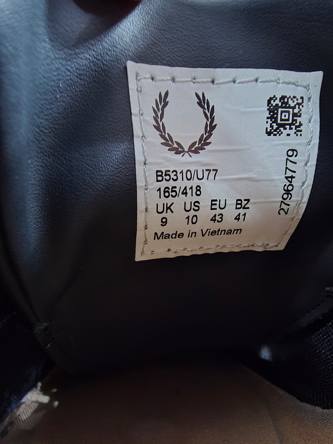 프레드페리 FRED PERRY 레더 스니커즈 상품이미지8