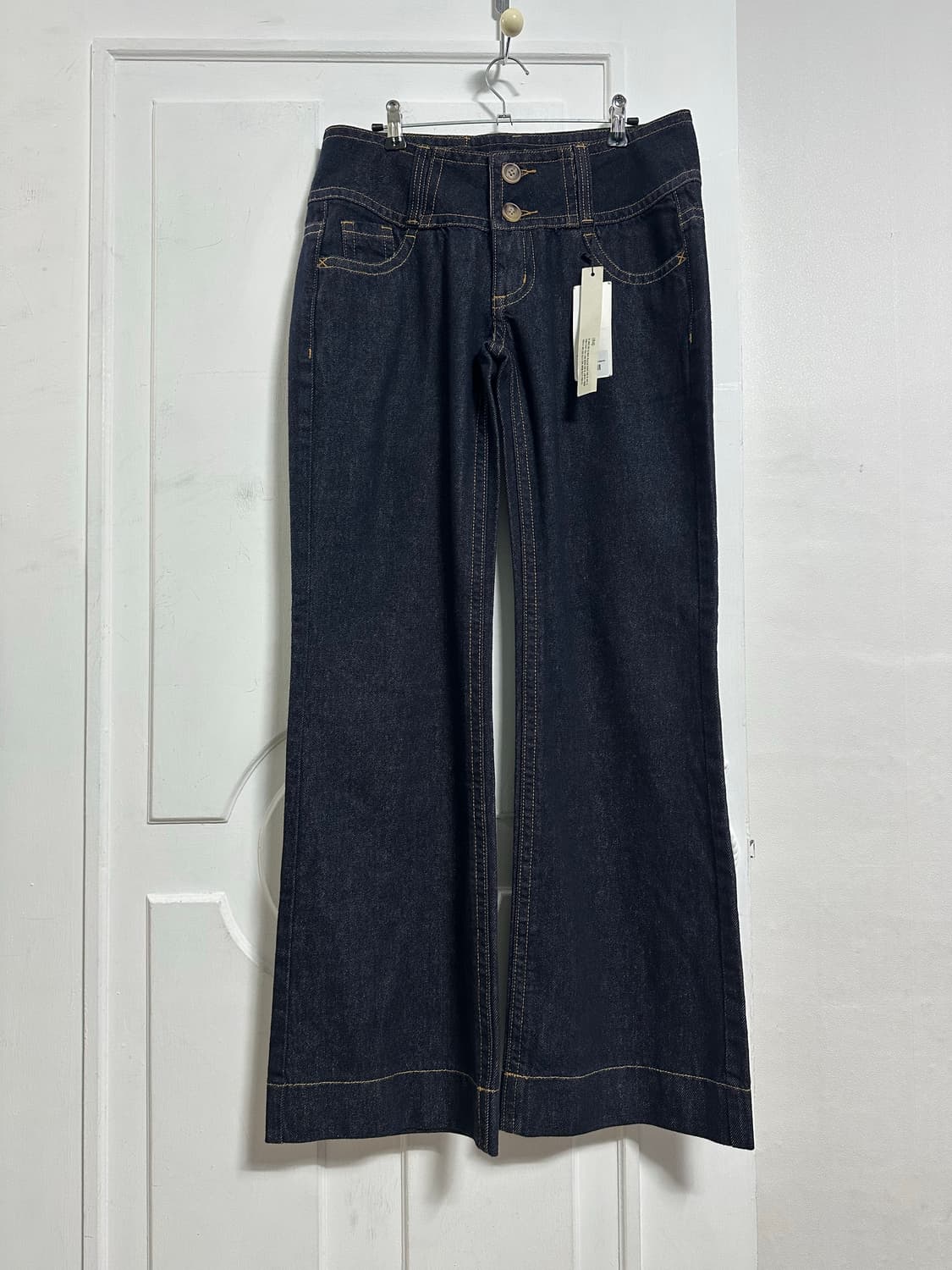 스컬프터 유니온잭 엔지니어드 데님 팬츠 상품이미지1