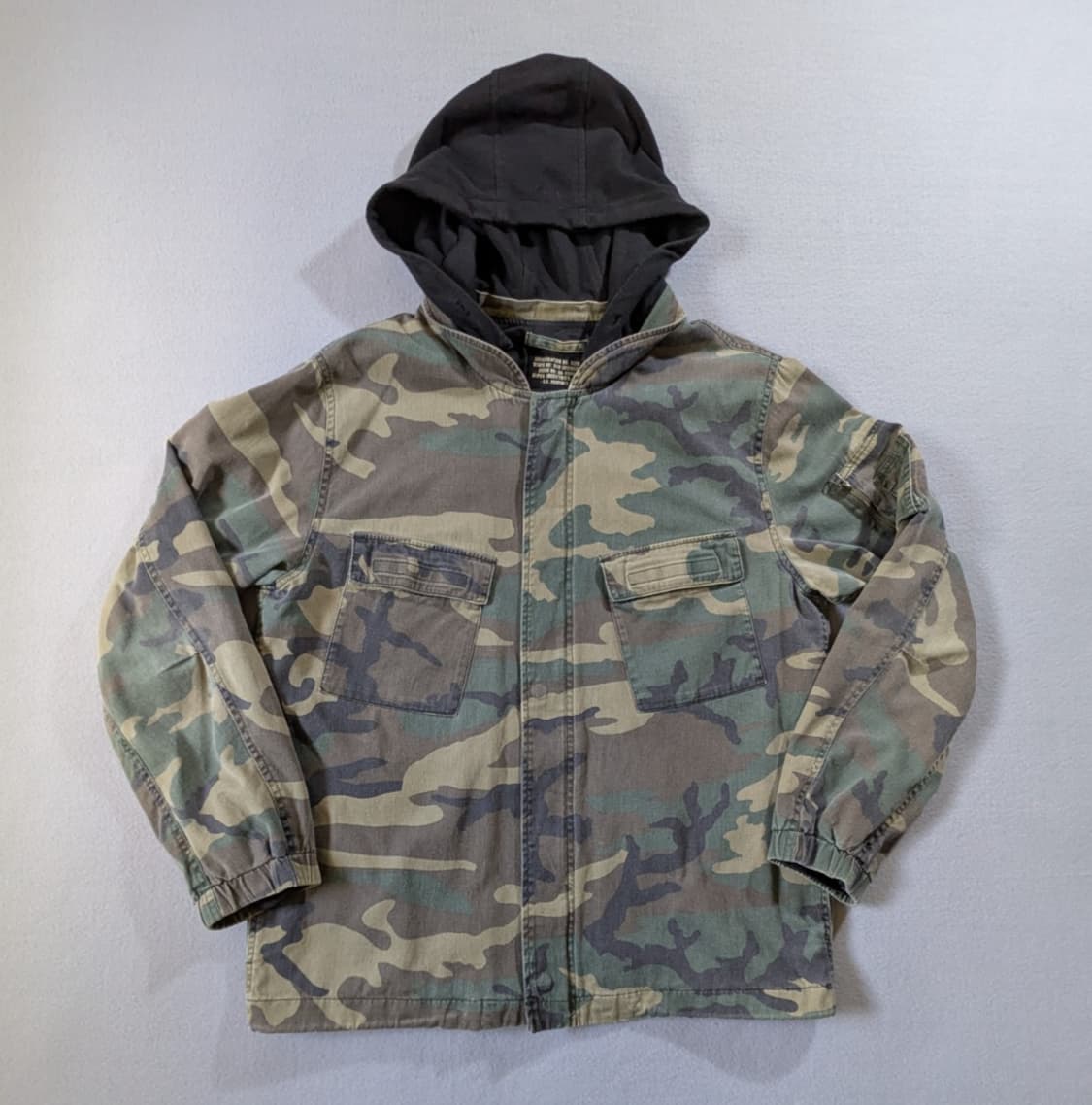 알파 인더스트리 우드랜드 카모 후드 야상 상품이미지3
