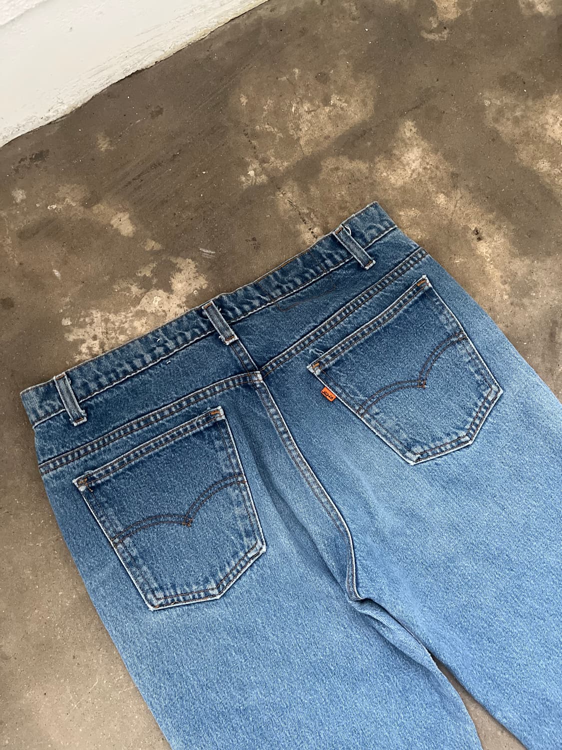 80s USA Levi's 517 연청 데님팬츠 상품이미지4