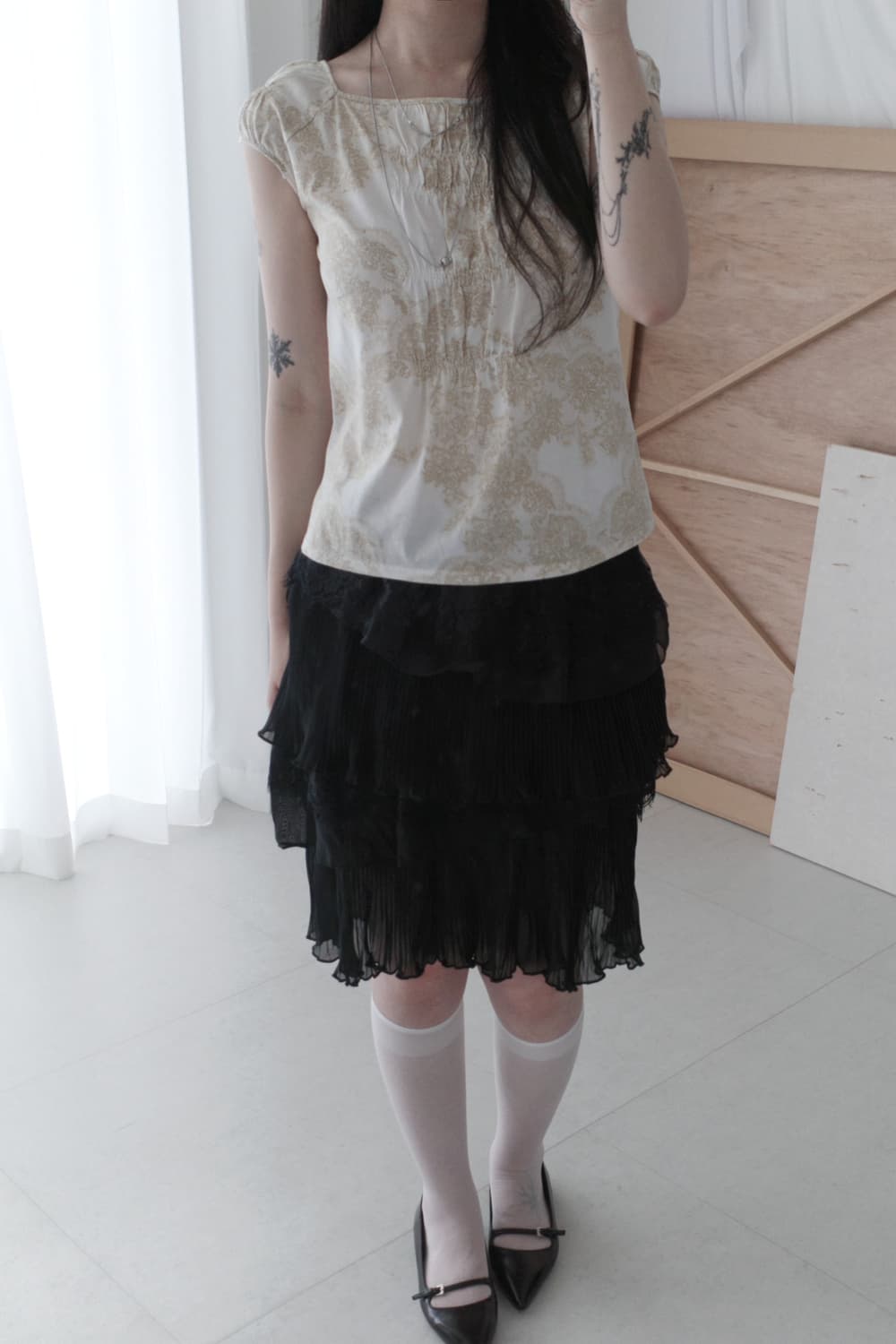 paisley half sleeveless 상품이미지4