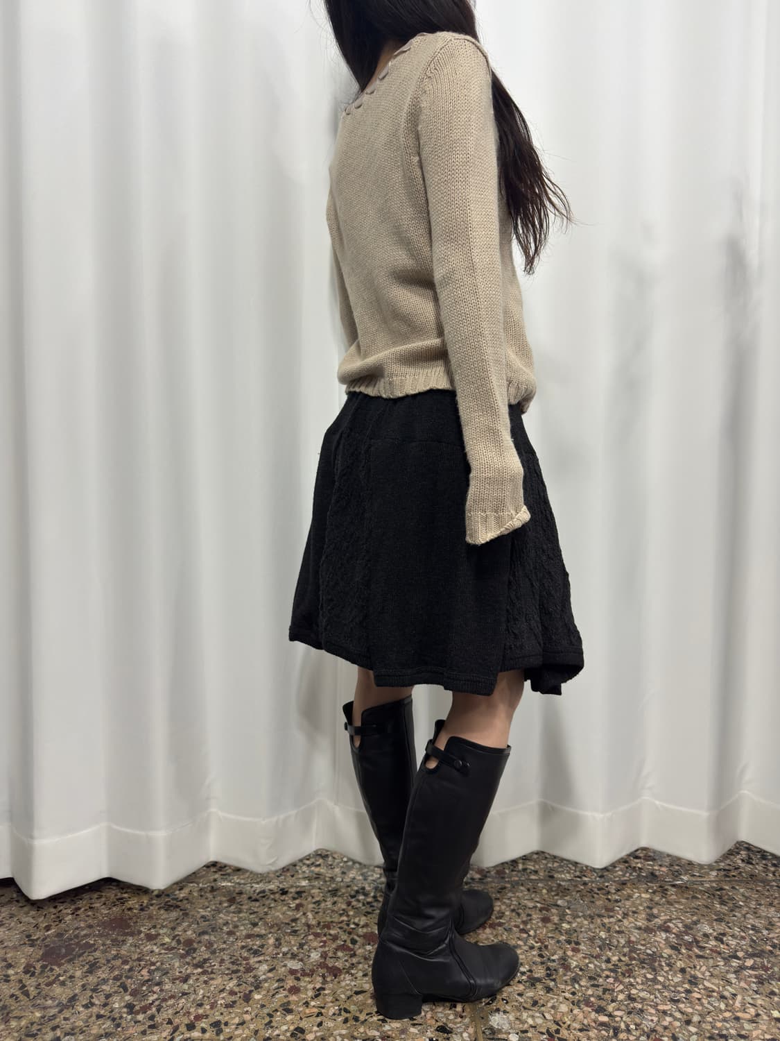 zucca design knit mini skirt 상품이미지7