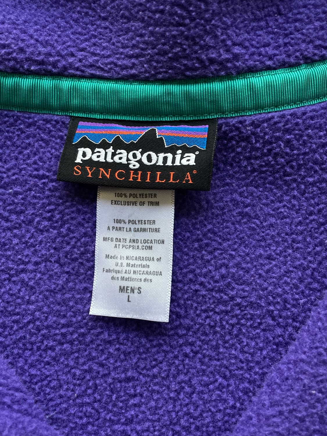 파타고니아 신칠라 퍼플 에반게리온 patagonia 상품이미지3