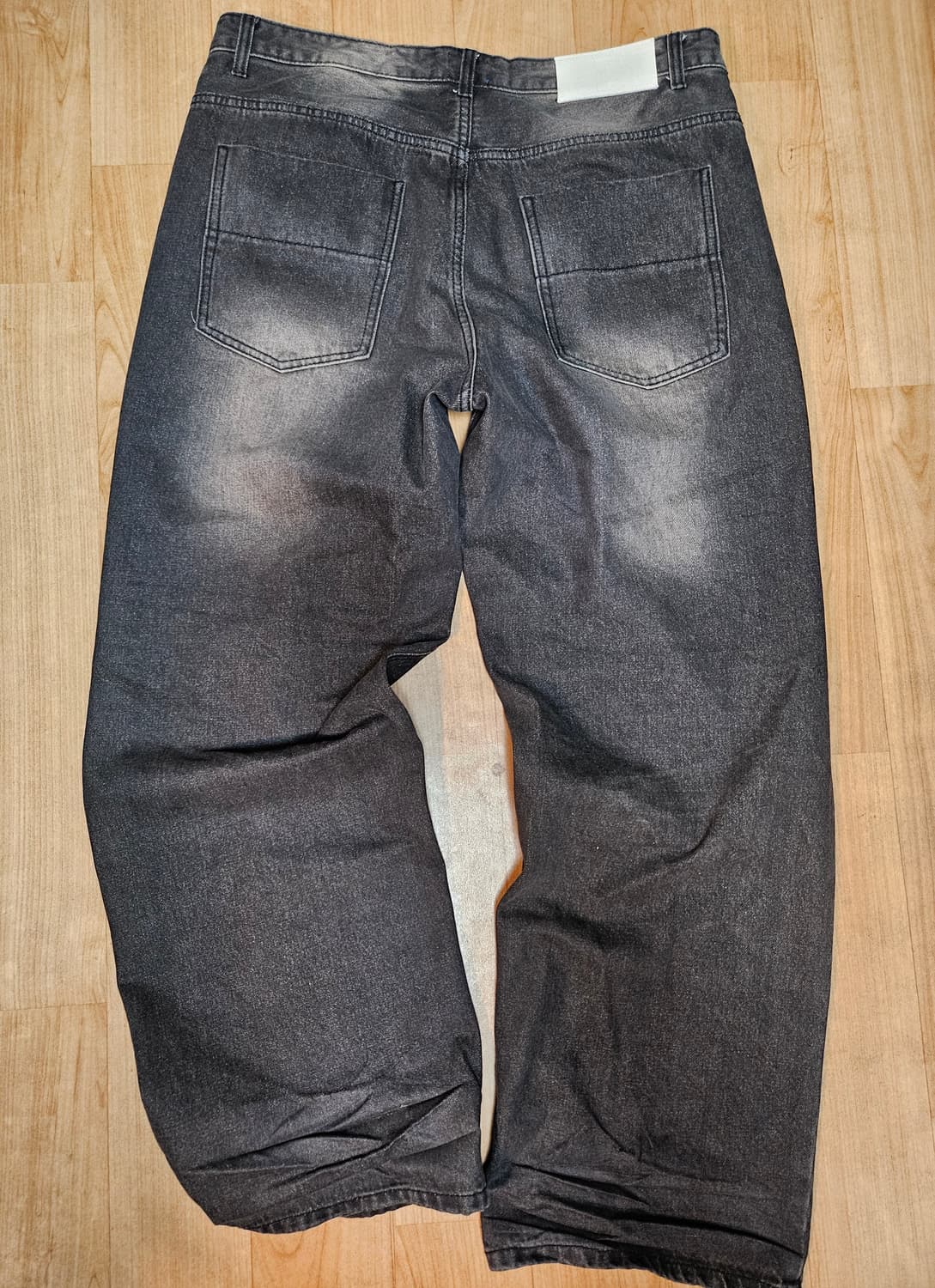 DECET Mid Rise Wide Jeans DCPT027HLBlack 상품이미지2