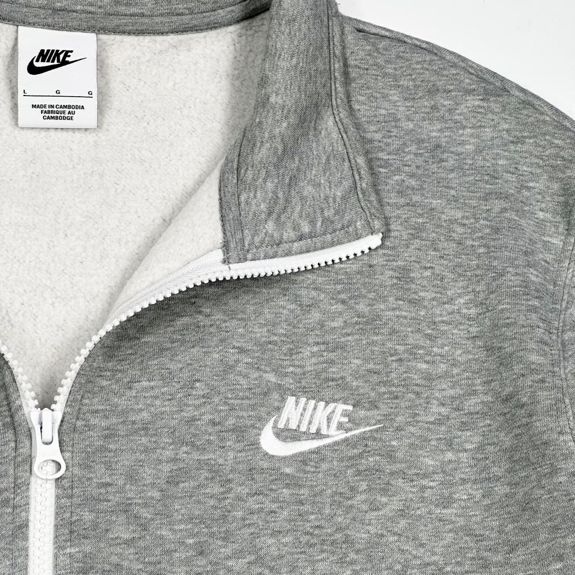 나이키 퓨추라 박시핏 반집업 맨투맨 그레이 L 상품이미지3
