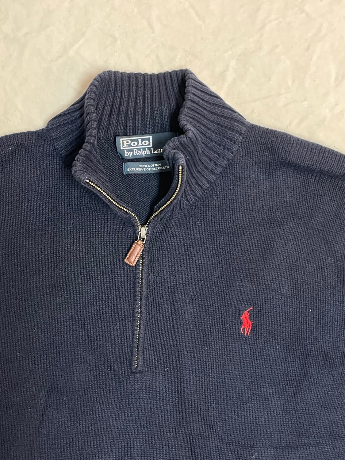 폴로 하프집업 니트 상품이미지2