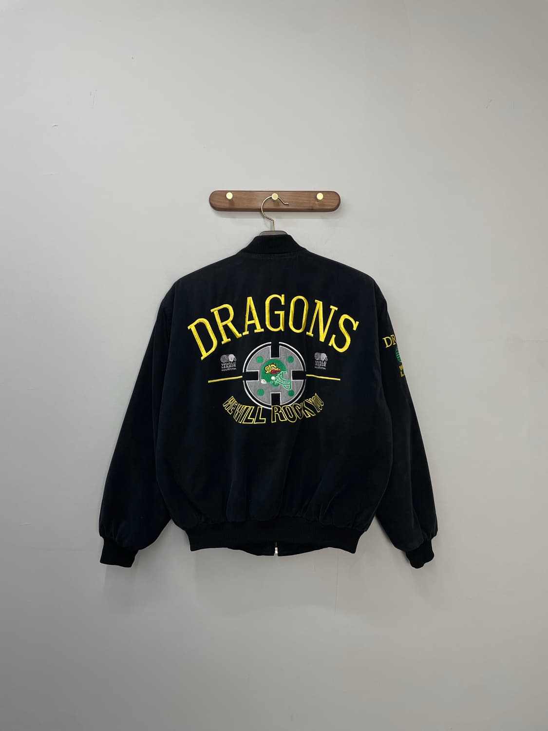 빈티지 블랙 봄버 자켓 H1099 상품이미지6