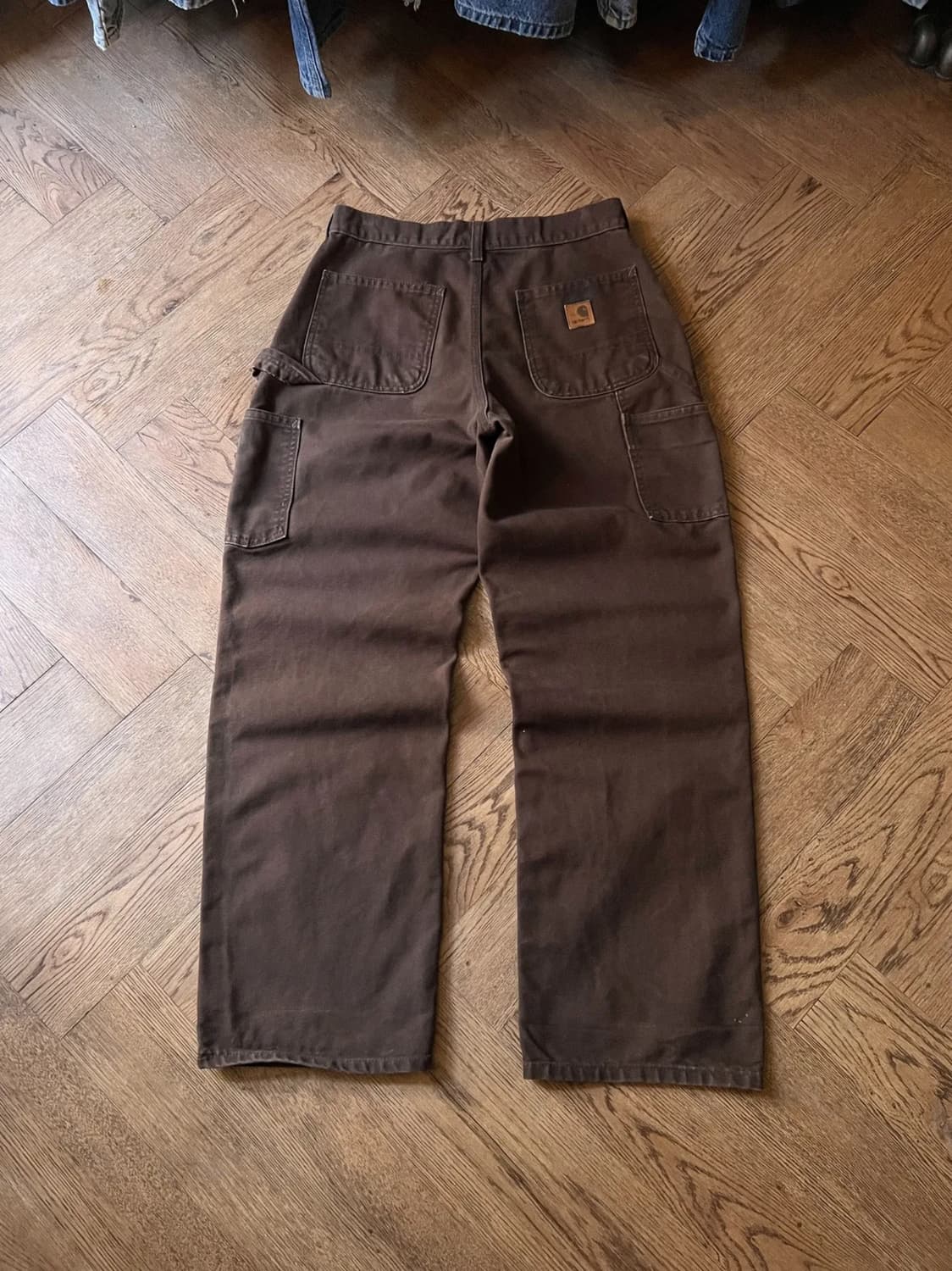 [30]칼하트 USA 다크브라운 싱글니 캔버스 워크팬츠 상품이미지1