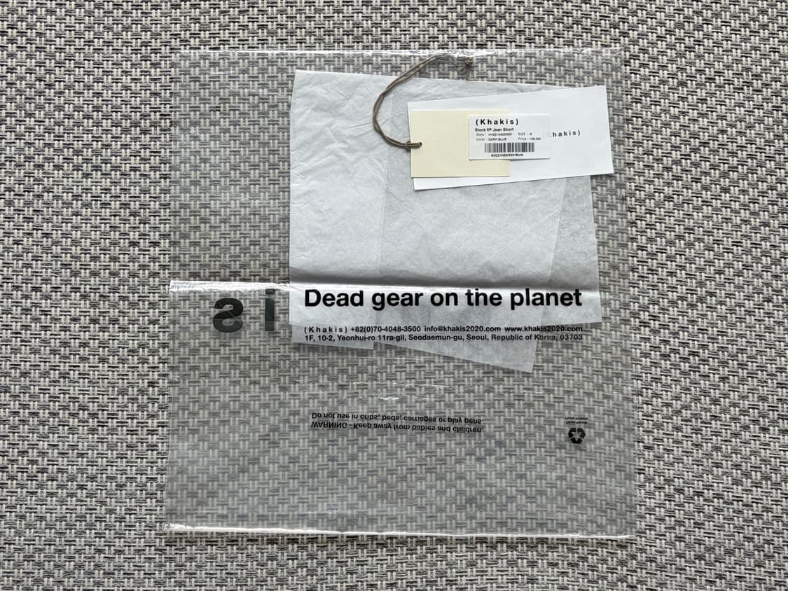 [M] 카키스 스탁 5P 진 쇼츠 반바지 다크블루  상품이미지4