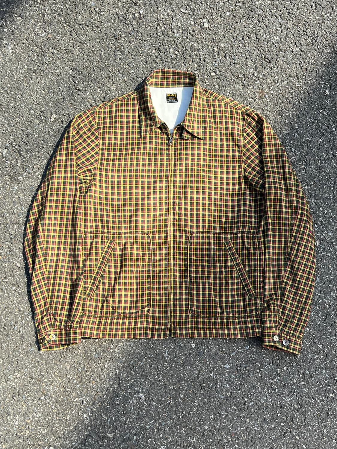 Beams Check Blouson Jacket 상품이미지1