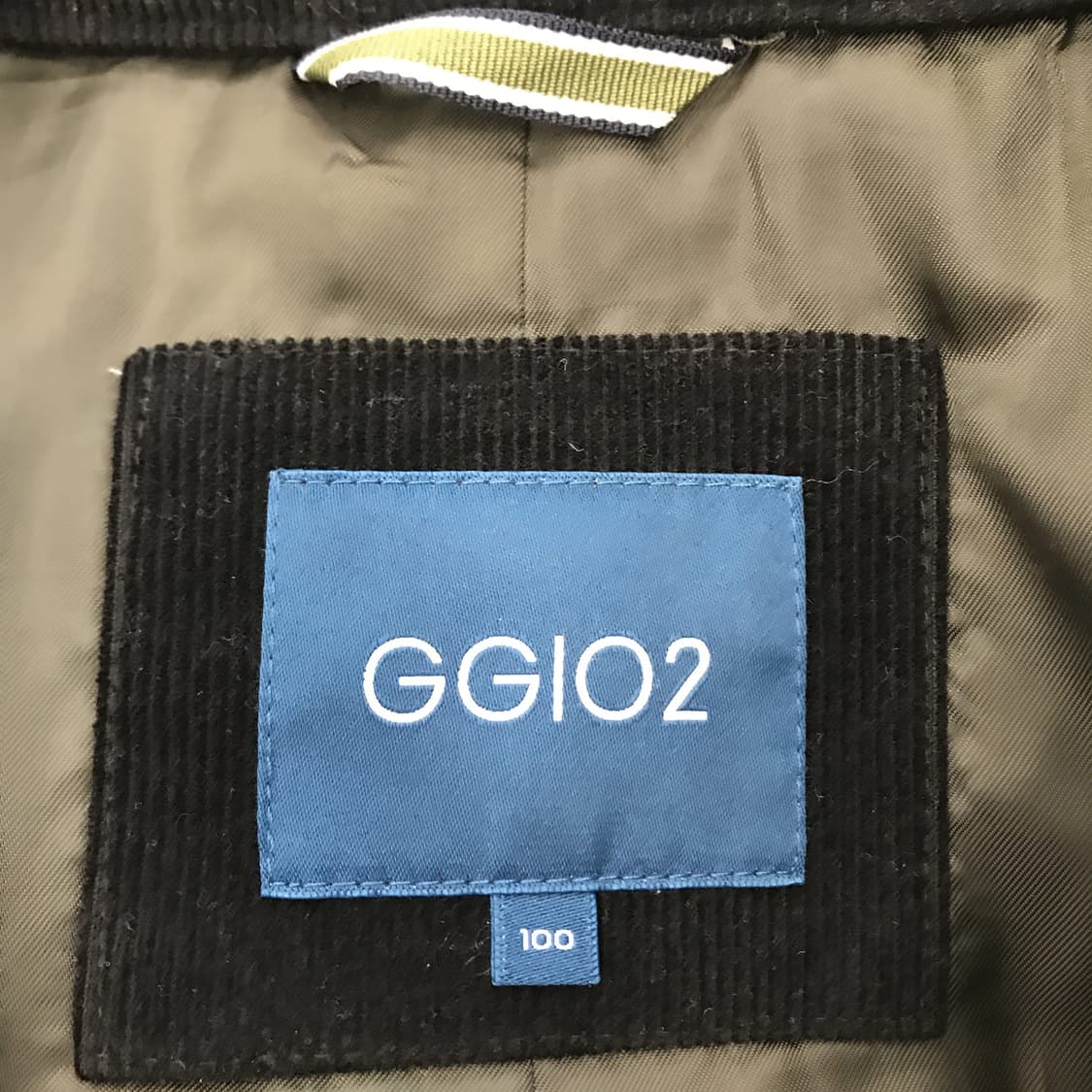 GGIO2 지오투 코듀로이 카라 퀼팅자켓 [100] 상품이미지4