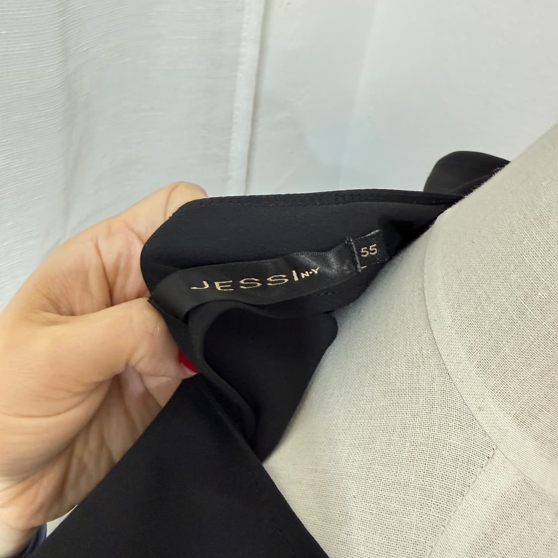 JESSINY 블랙 뷔스티에 나시 점프수트 원피스 슬릿 4568 상품이미지7