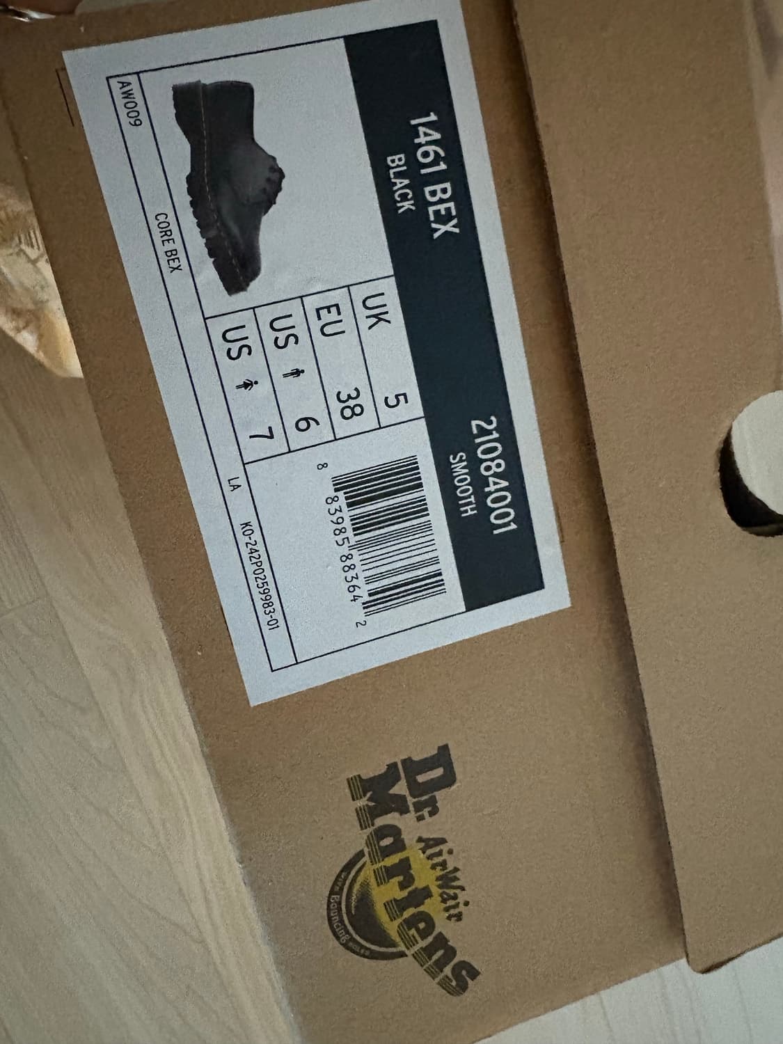 닥터마틴 1461 스무스 us7  상품이미지2