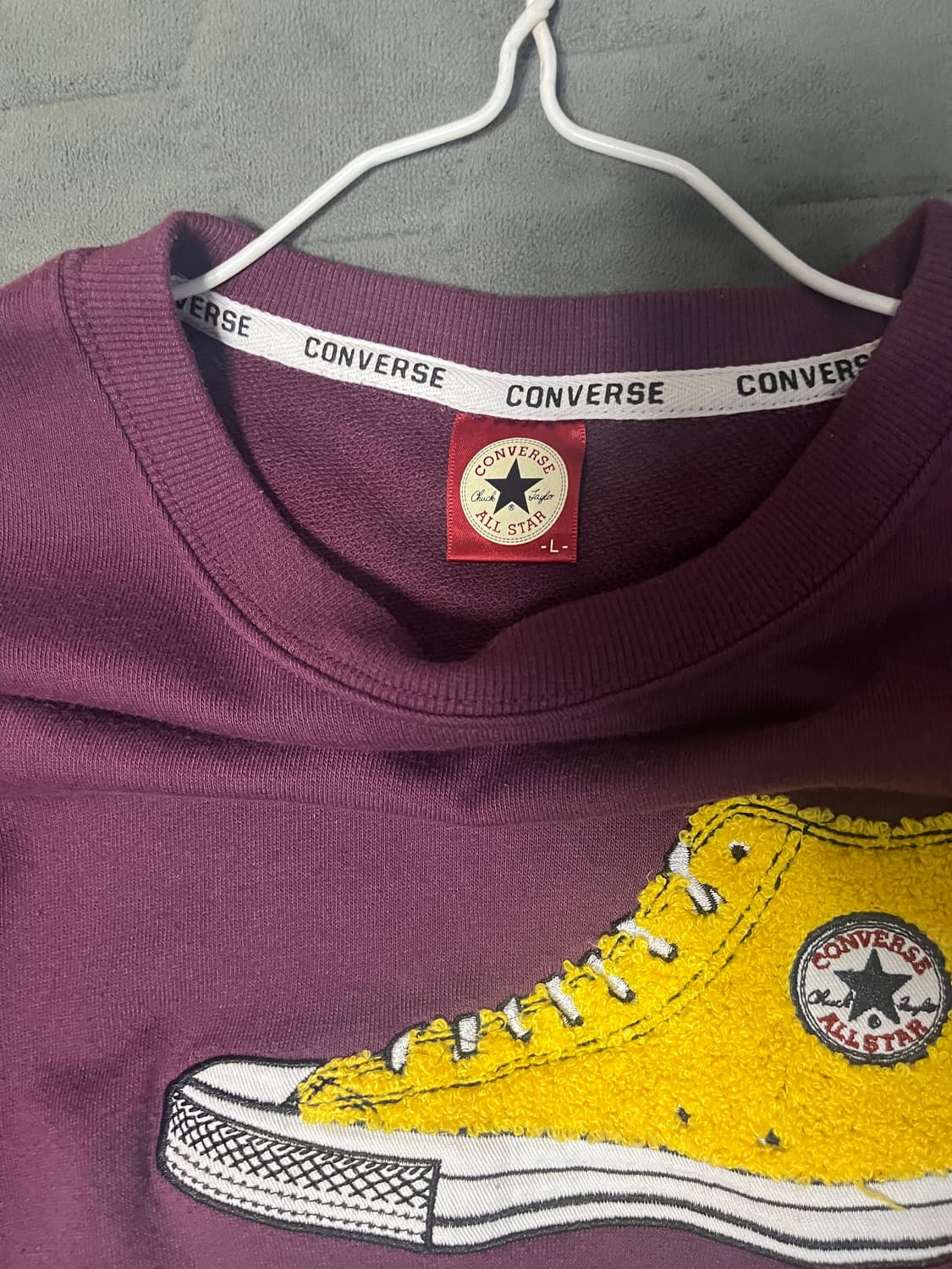 컨버스 맨투맨 상품이미지1