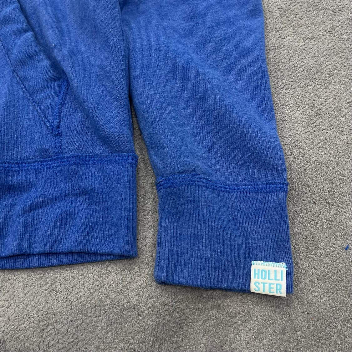 XL 홀리스터 파란색 후드집업 상품이미지3