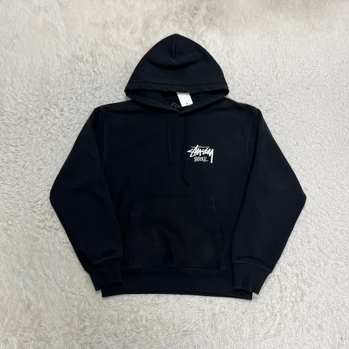 Stüssy Seoul black hoodie 상품이미지5