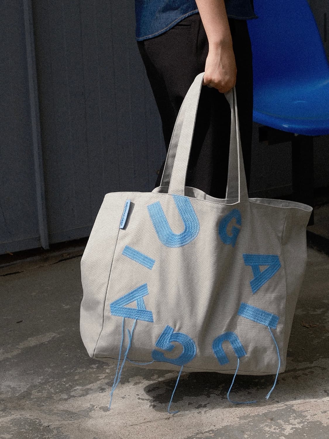 [급처] 이우가마카라스 빅 쇼퍼 백 가방 상품이미지3