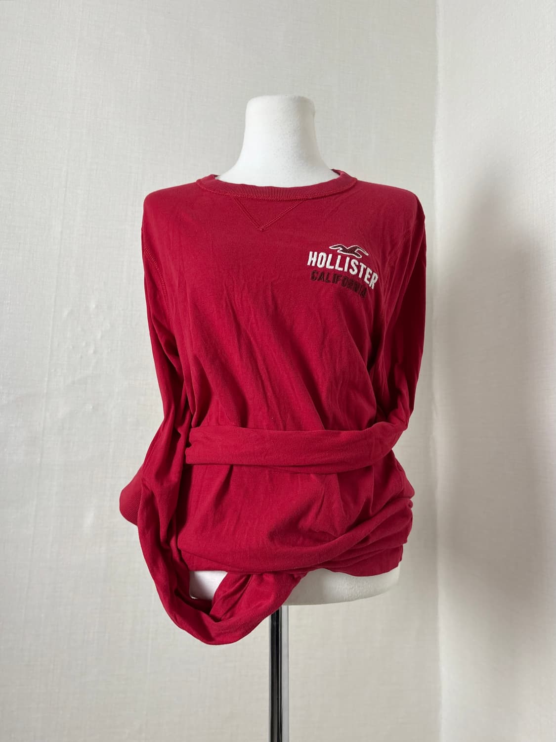 홀리스터 레드 롱슬리브 상품이미지1